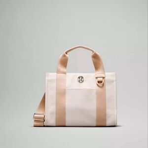 Lululemon two tone canvas tote mini brand new with tags